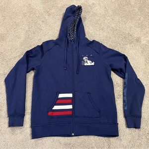 Disney Parks Authentic Navy Blue Hoodie Women’s Sz M Disneyland Mickey Mouse